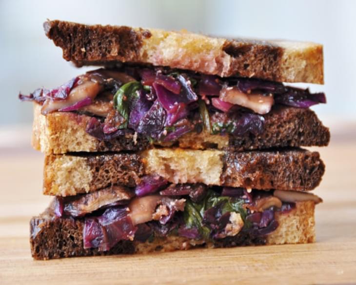 Vegan Vegetable Reuben Sandwich