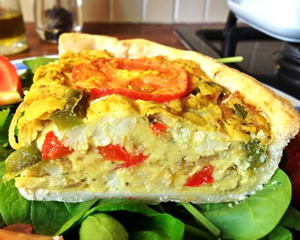The Gourmet Vegan "Can't tell the difference" Quiche