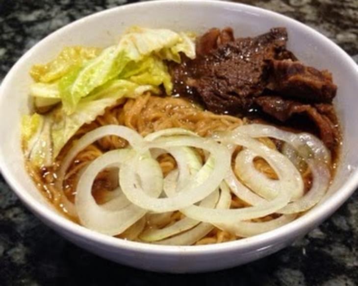 Simple Beef Mami/Beef Noodle Soup