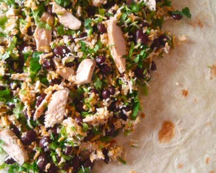 Grilled Chicken Quesadillas with Black Beans and Corn