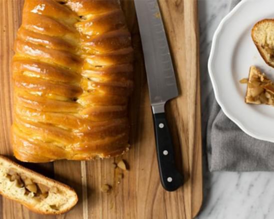 Braided Apple Danish Loaf