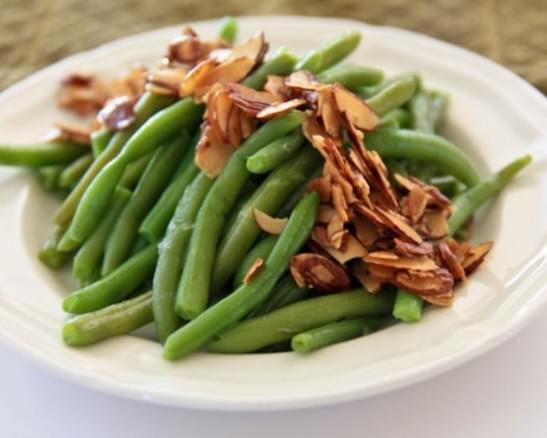 Green Beans with Almonds and Butter