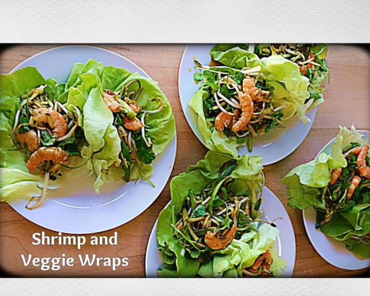 Shrimp and Veggie Wraps