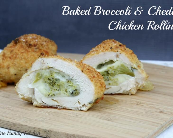 Baked Broccoli & Cheddar Chicken Rollintini