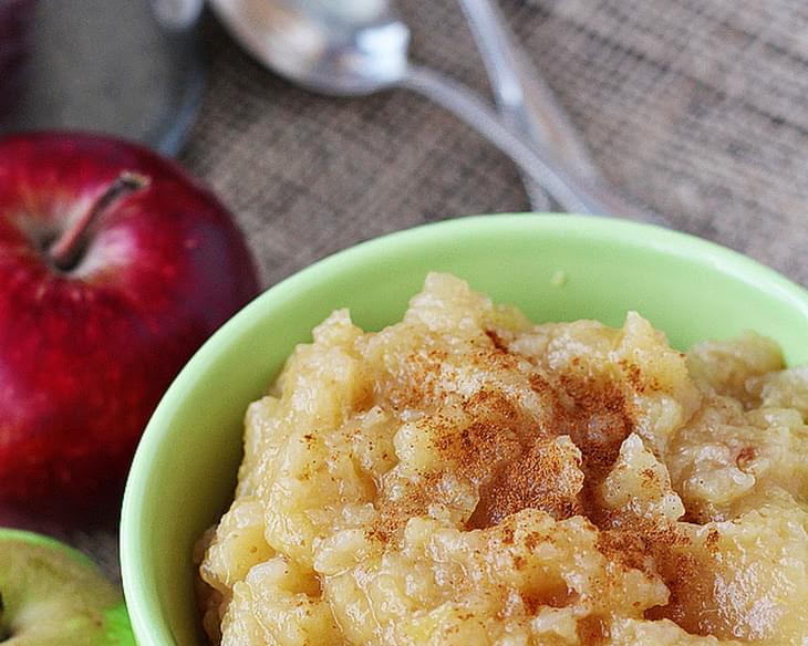 Easy, Chunky Homemade Applesauce - Grandma's Recipe (Gluten Free, Dairy Free, Vegan)