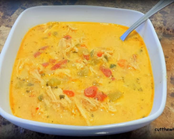 Creamy, Spicy Four Pepper Mexican Chicken Soup