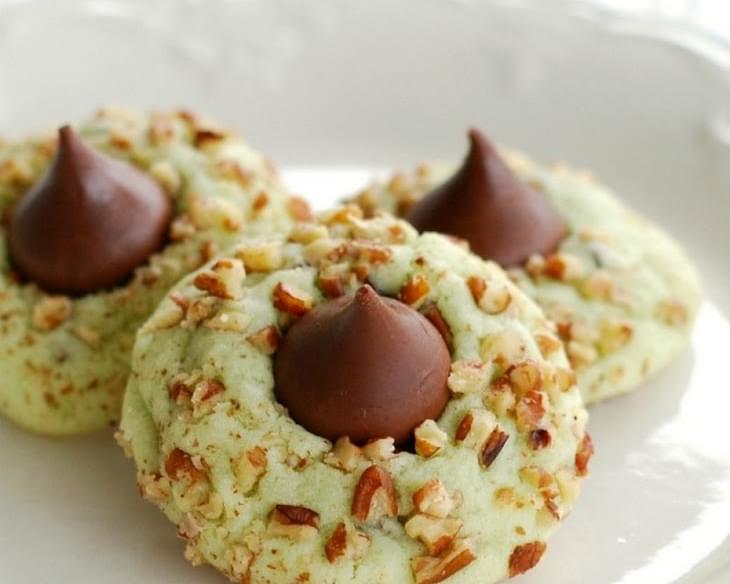 Pistachio Kiss Cookies