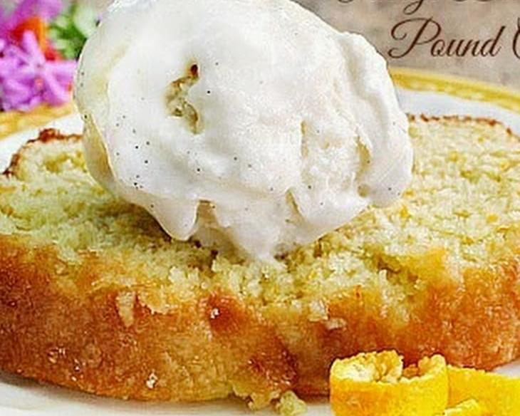 Orange Buttermilk Pound Cake