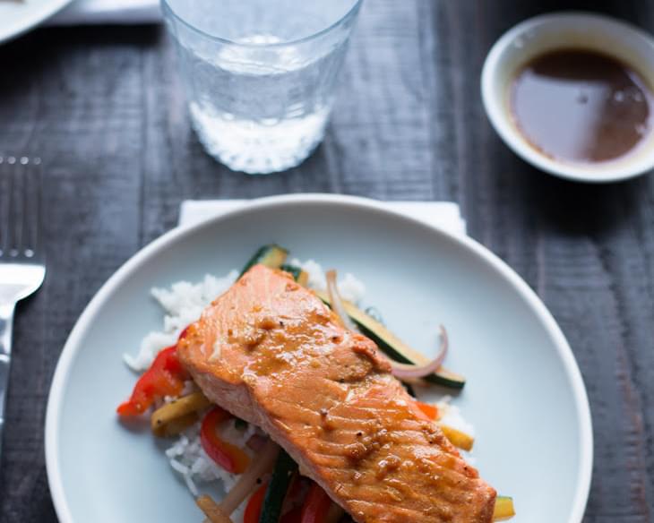 Orange Sesame Grilled Salmon