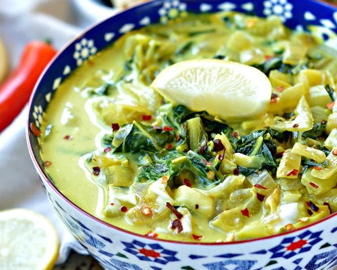 Bok Choy Curry Indian Style