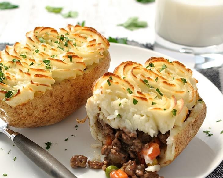 Shepherd's Pie Potato Skins