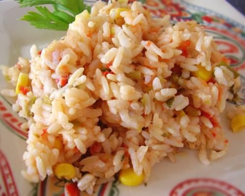 Salsa Rice recipe - 101 calories