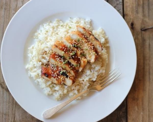 Homemade Teriyaki Chicken and Rice
