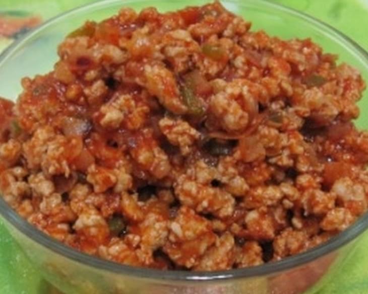 Onion Tomato Sauce Minced Pork (for Atkins Diet Phase 1)