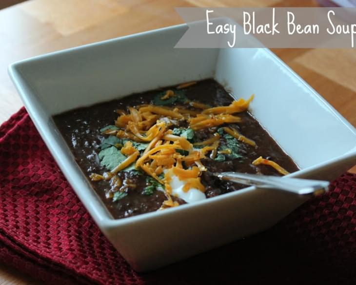 Slow Cooker Black Bean Soup (updated)
