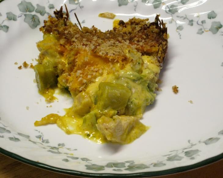 Gramma Dee's Curried Chicken and Broccoli Bake