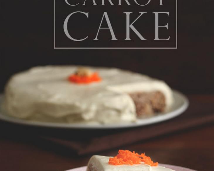 Slow Cooker Carrot Cake with Cream Cheese Frosting