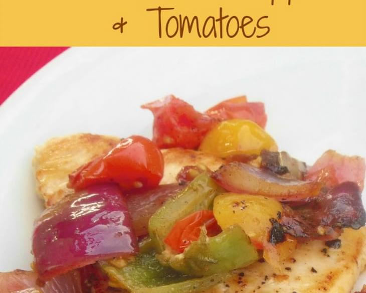 Chicken with Tomatoes and Peppers