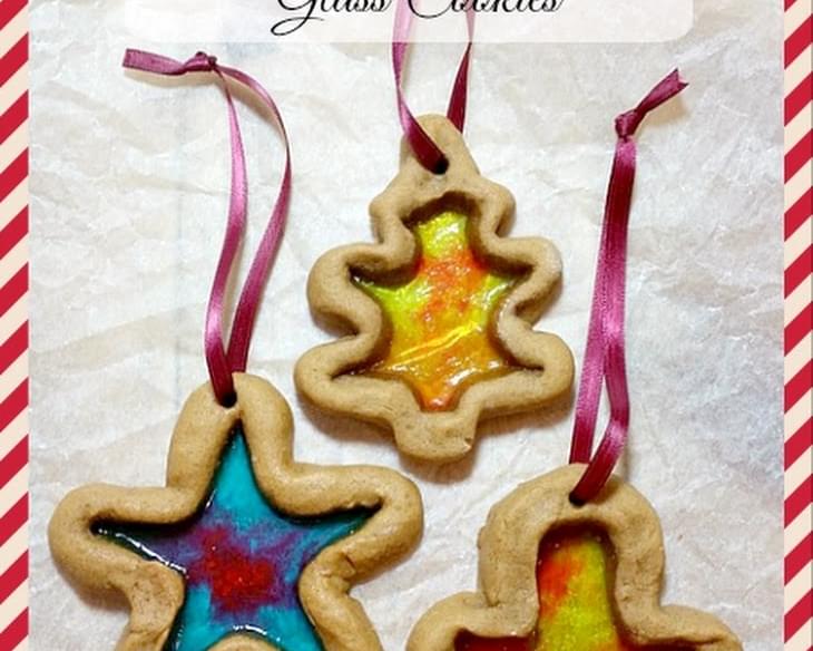 Gingerbread Glass Cookies