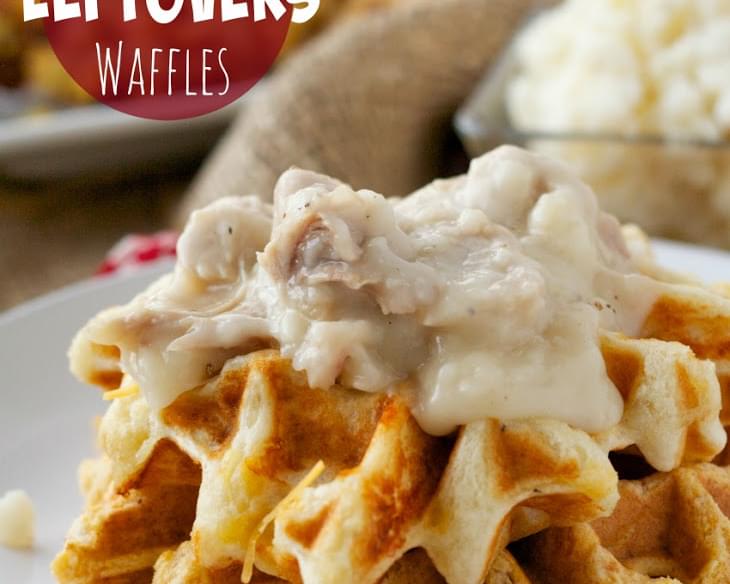 Thanksgiving Leftover Mashed Potato Waffles