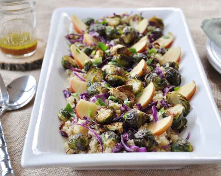 Roasted Brussels Sprout, Apple, and Quinoa Salad
