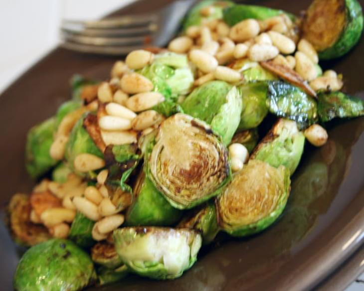 Pan-Browned Brussel Sprouts