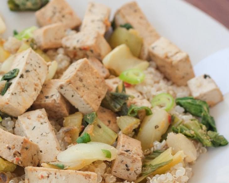 Tofu and Bok Choy Stir-Fry