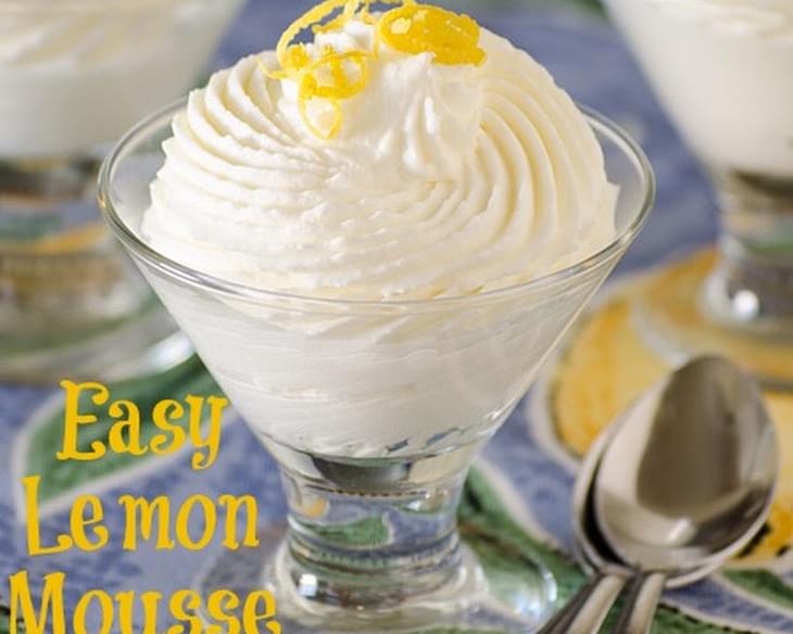 Easy Lemon Mousse