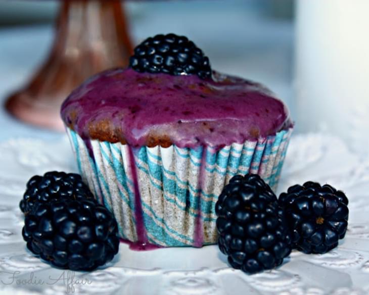 Blackberry Yogurt Muffins