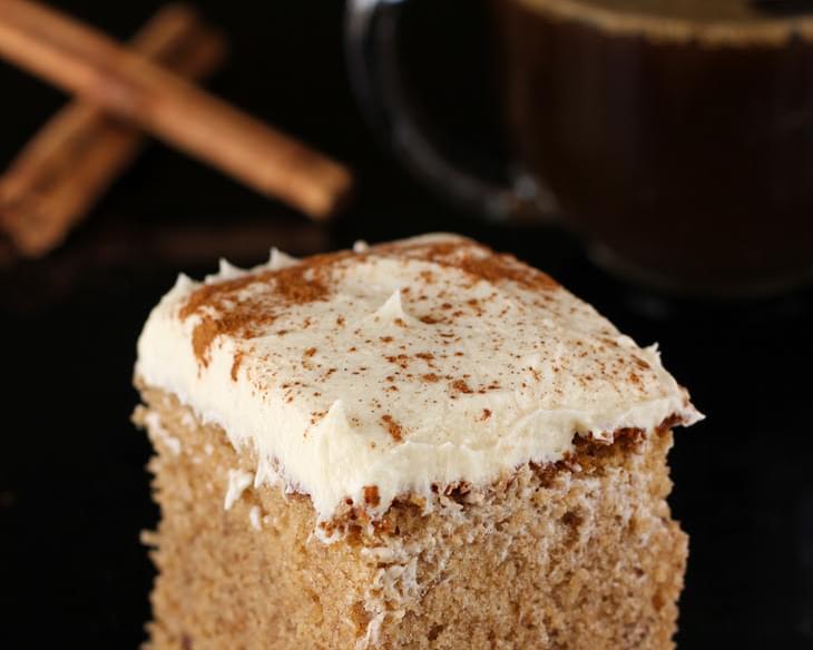 Brown Butter Spice Cake with Whipped Icing