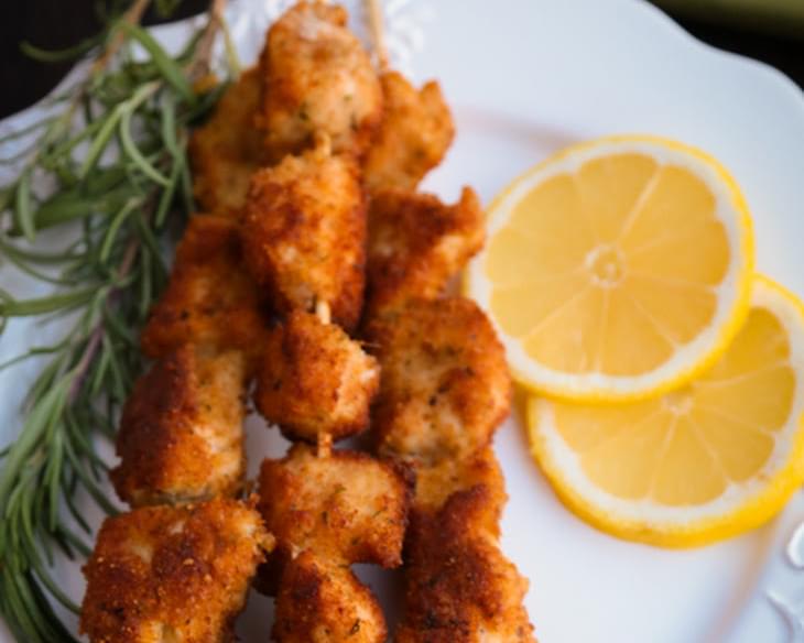 Breaded Chicken Skewers