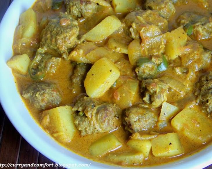 Spicy Sausage and Potato Curry