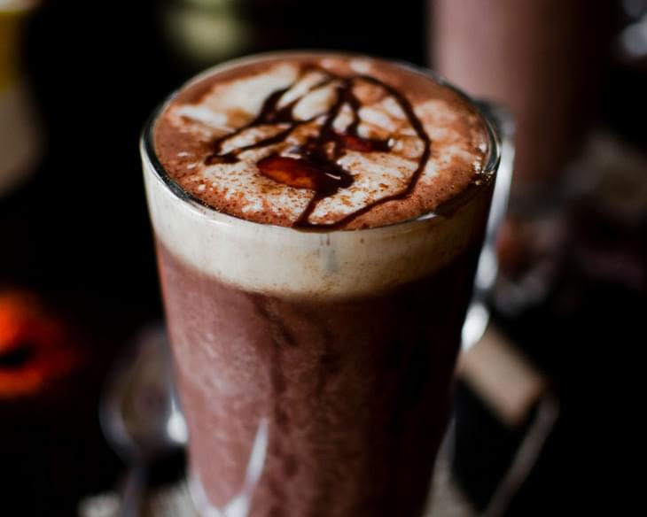 Spiced Mexican Hot Chocolate with Nutella Sauce