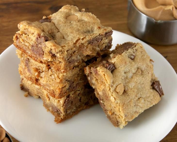Peanut Butter Overload Cookie Bars