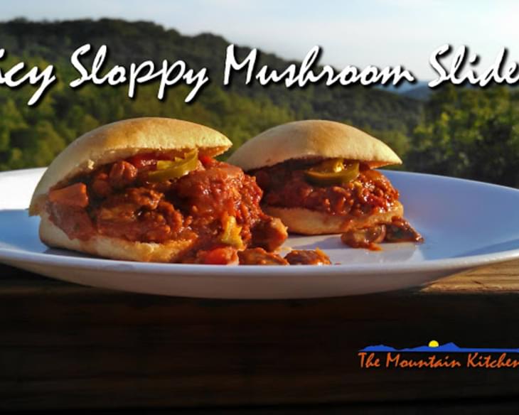 Spicy Sloppy Mushroom Sliders