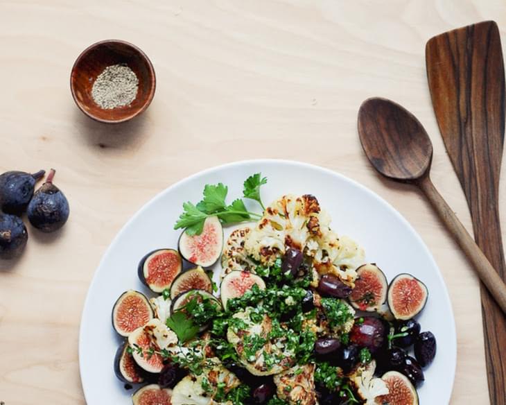Roasted Cauliflower With Figs And Olives + The Best Art School Advice