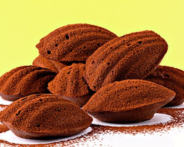 Chocolate and Frangelico madeleines