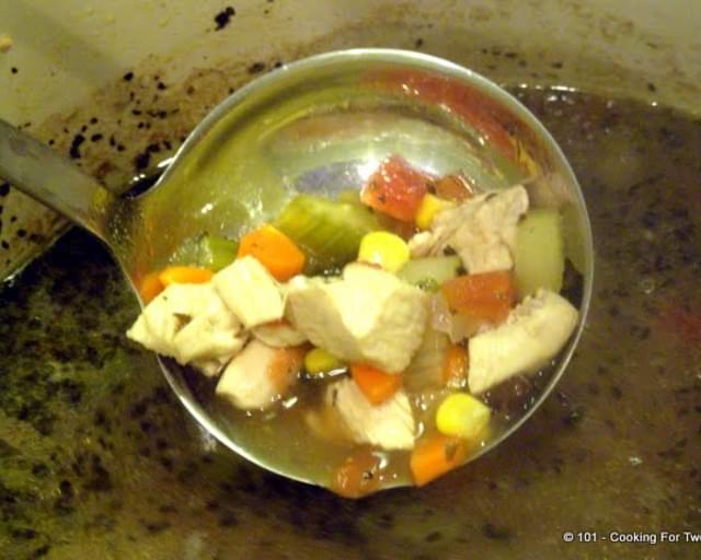 Quick Tortilla Chicken Vegetable Soup