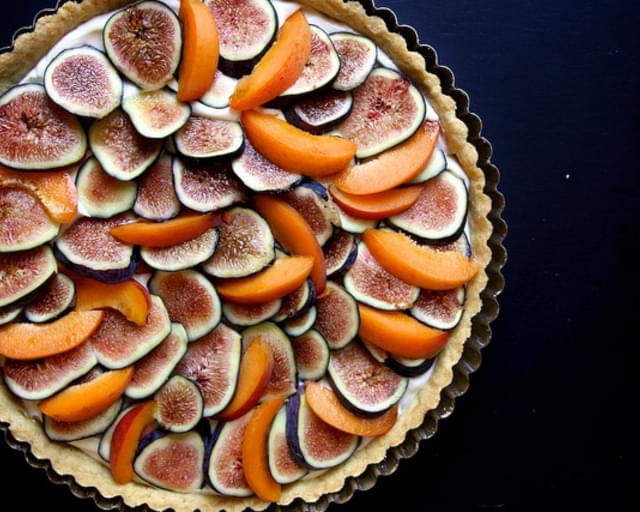 Fig, Apricot & Mascarpone Tart