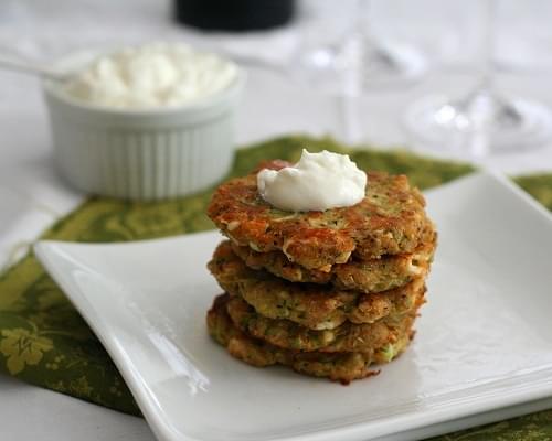 Zucchini and Feta Fritters - Low Carb and Gluten-Free