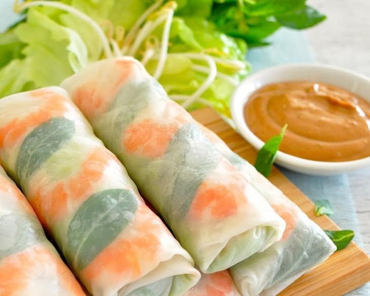 Vietnamese Rice Paper Rolls (Spring Rolls)