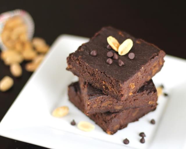 Peanut Butter Brownies with Peanut Butter Chips
