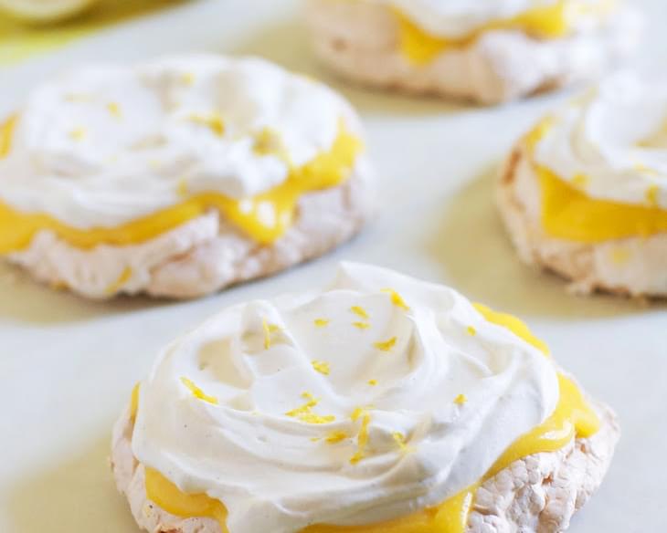 Lemon Cream Pavlovas