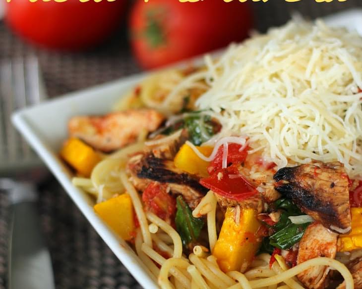 Grilled Chicken Pasta Primavera