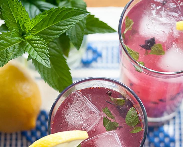 Blueberry-Mint Fizz