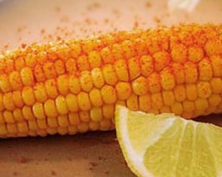 Corn on the Cob with Chile and Lime