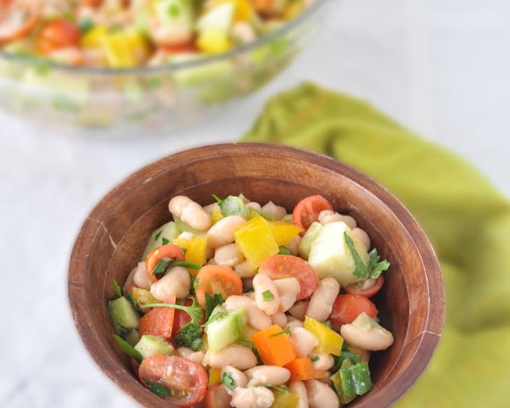Super Easy White Bean Salad