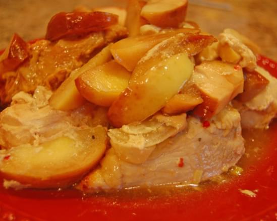 Maple Apple Chicken in the Slow Cooker