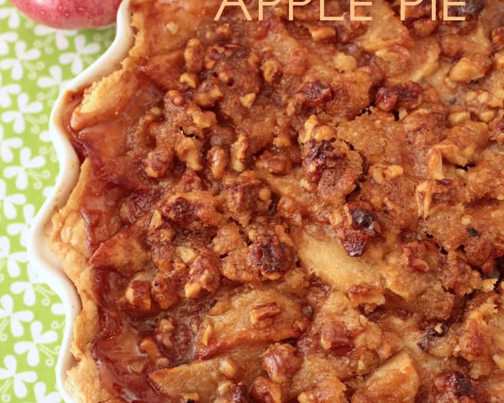 Caramel Walnut Apple Pie
