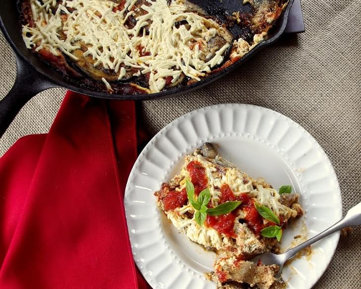 Vegan Skillet Eggplant Lasagna